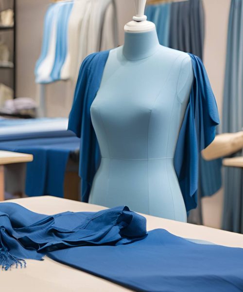 Neutral Beige Modern Organic Fabric Swatches Facebook Post (2000 x 1500 piksel) (2500 x 1500 piksel)